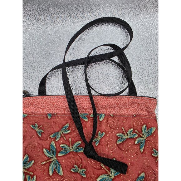 Handmade‎ Dragonfly Bag With Heart Zipper Charm NEW - Picture 5 of 9